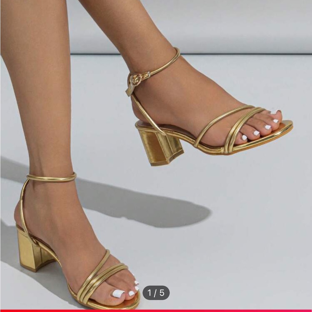 Gold heels